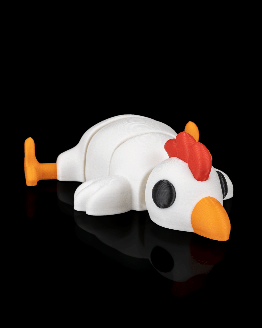 3D Printed Splat Chicken Toy