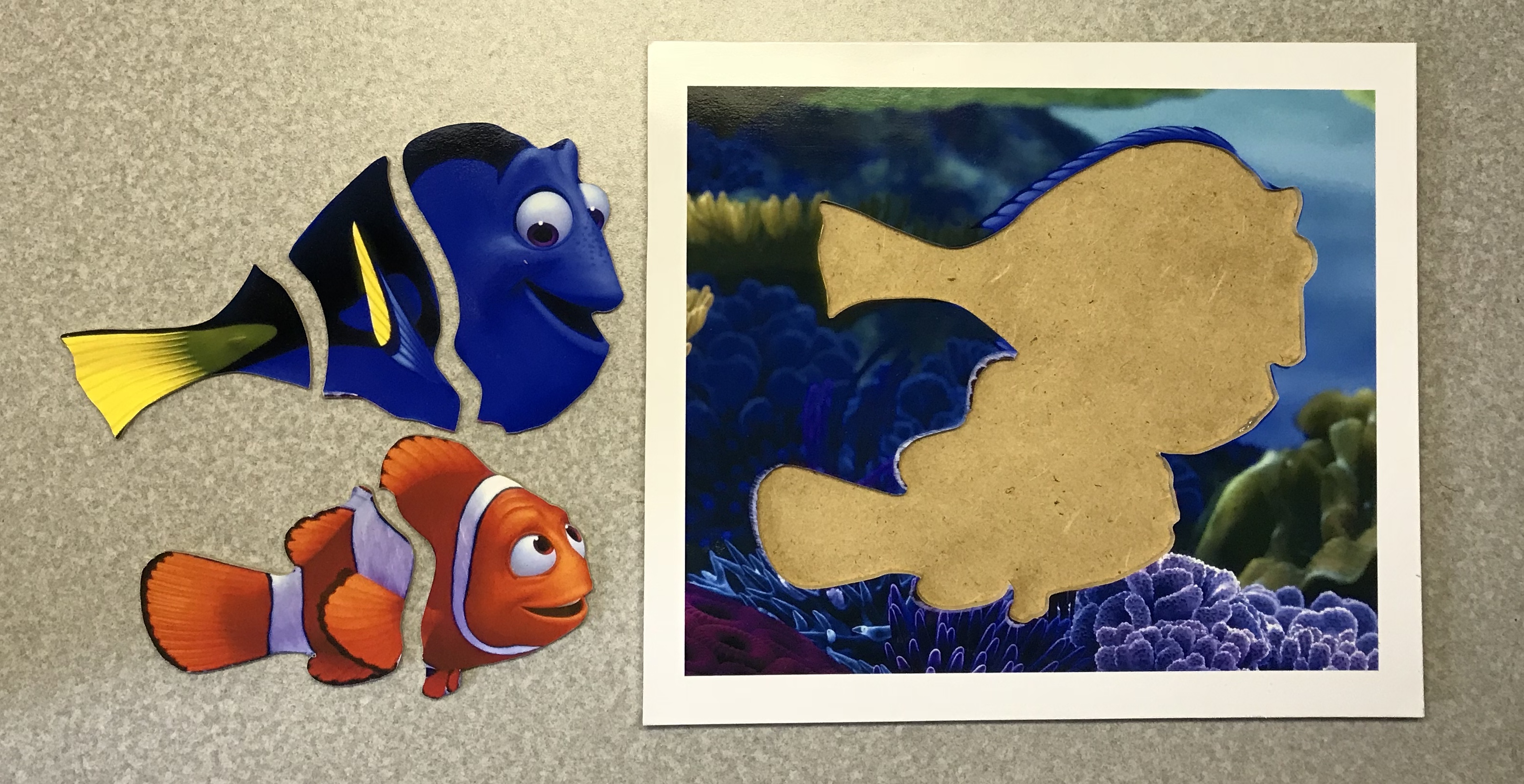 Finding Nemo & Dory Wooden Puzzle