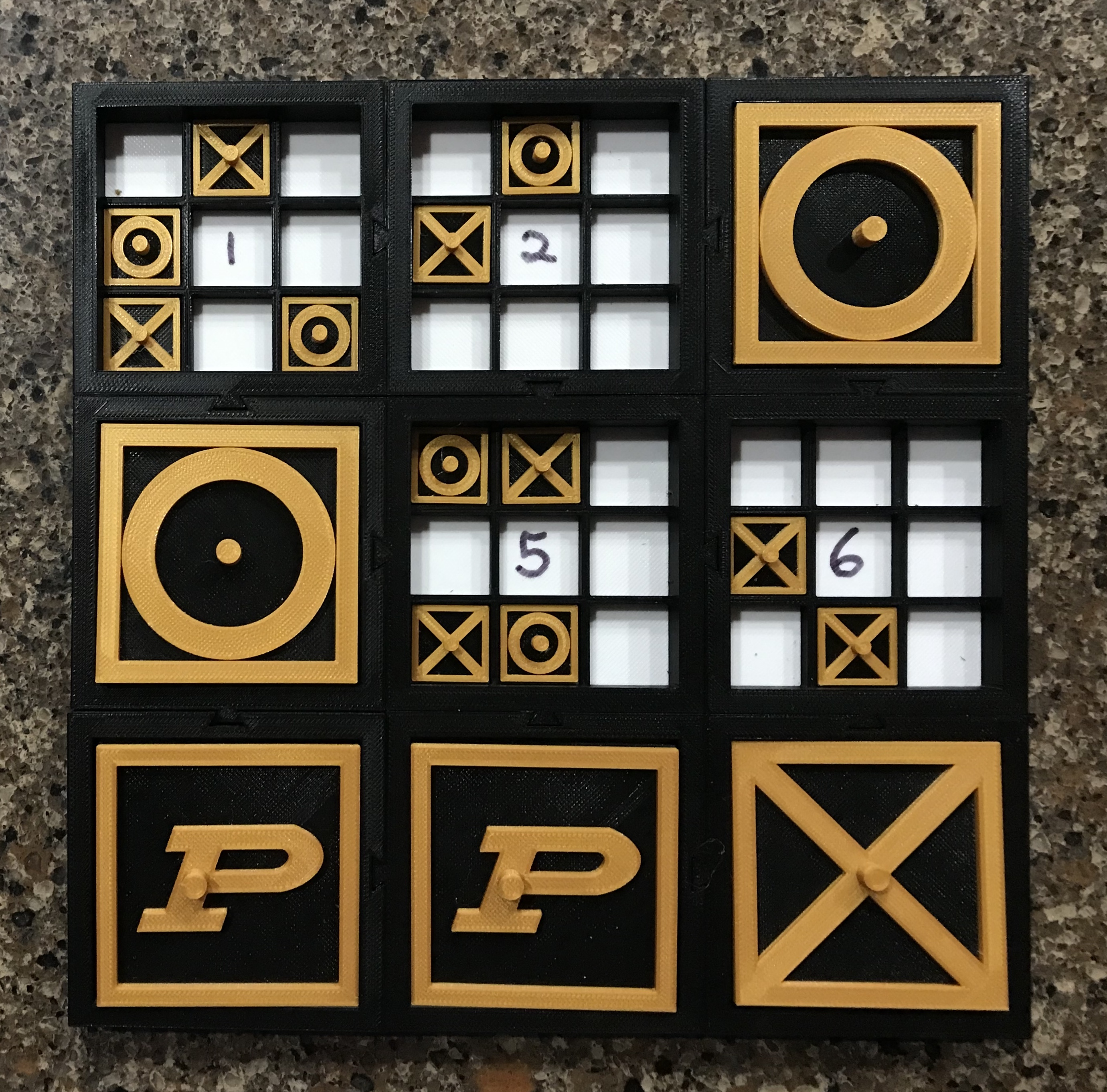 3D Printed Ultimate Tic-Tac-Toe Board