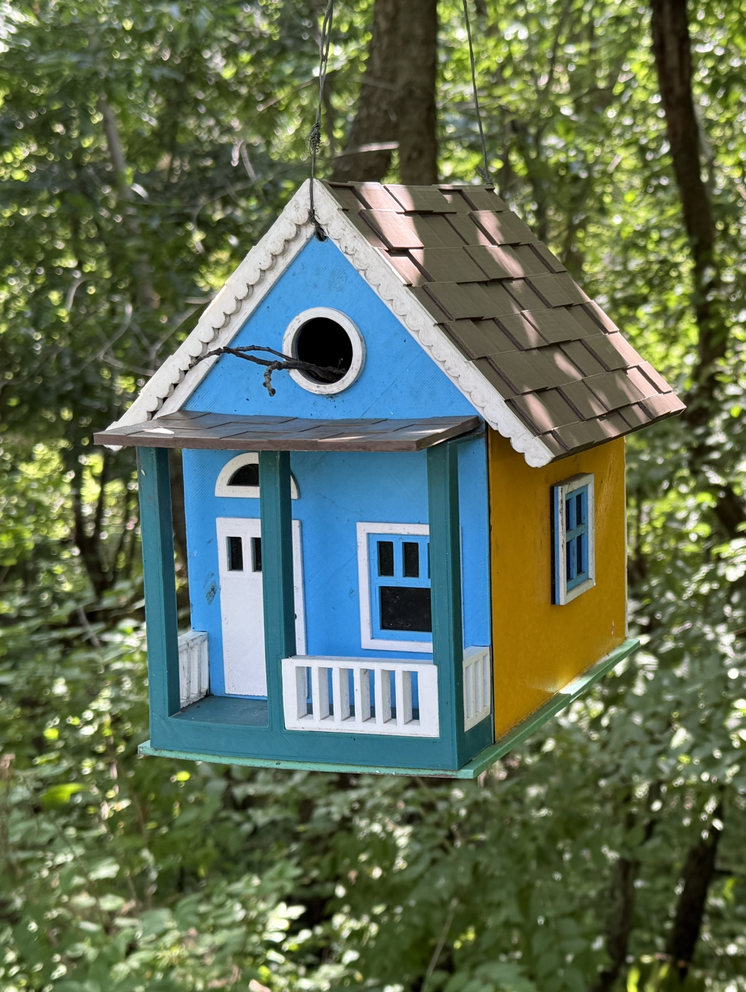 Colorful Wooden Birdhouse