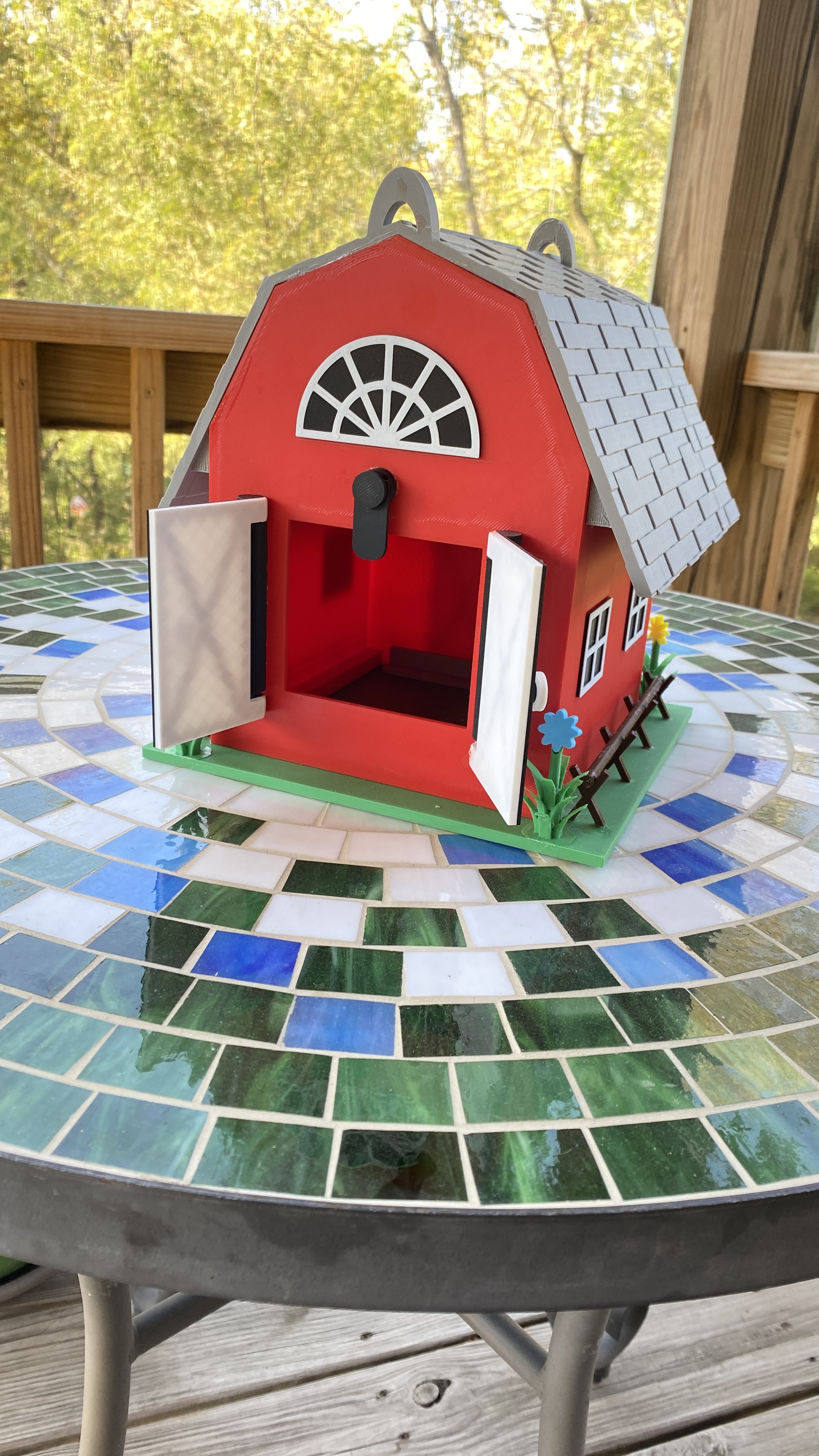 Colorful Wooden Birdhouse