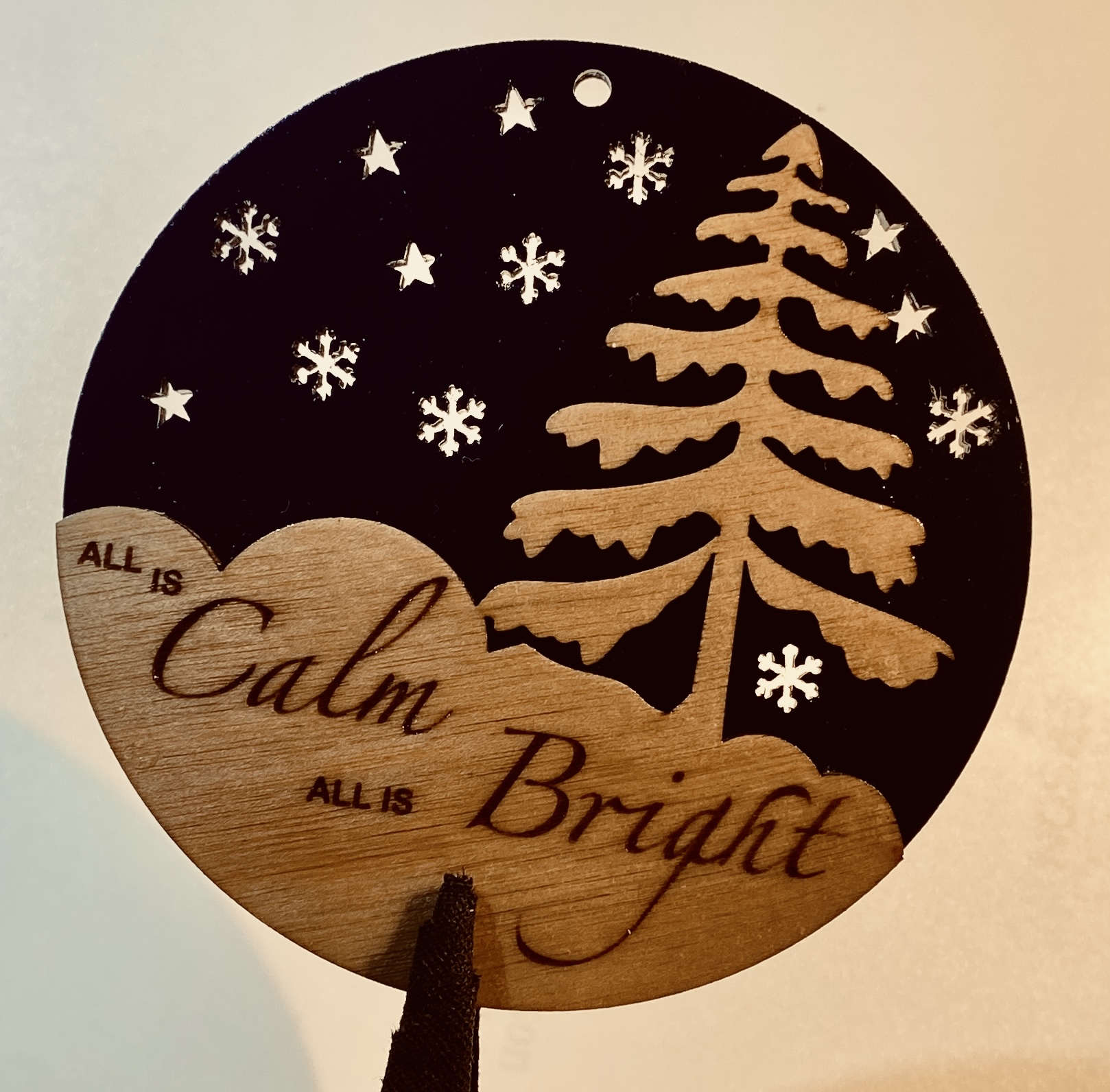 Wooden Christmas Ornament