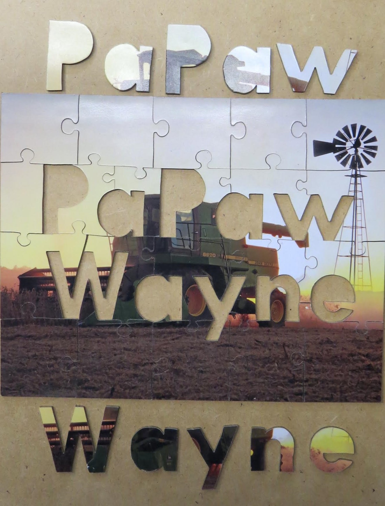 Custom Wooden Photo Puzzles