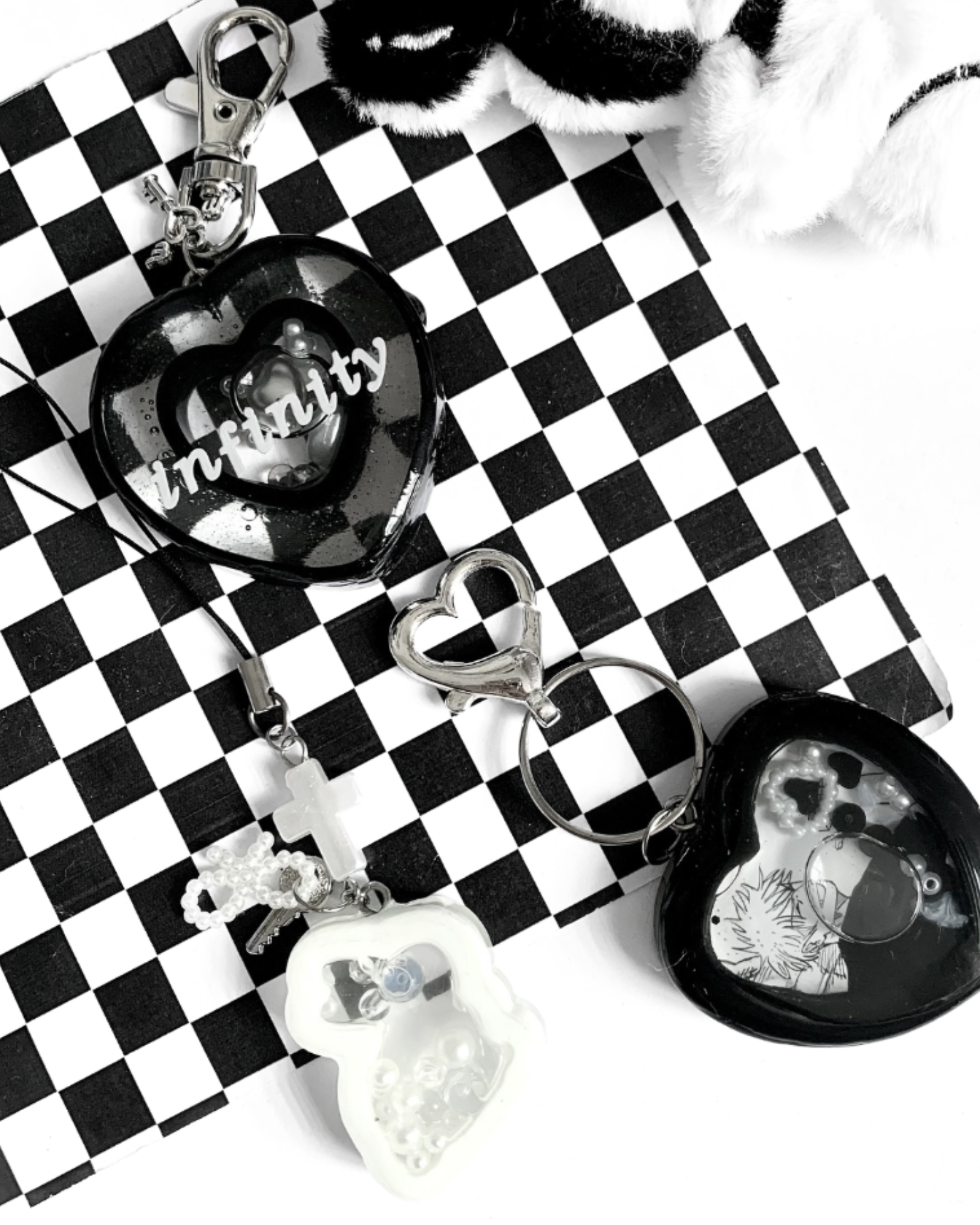 Shakers de resina - Corazón