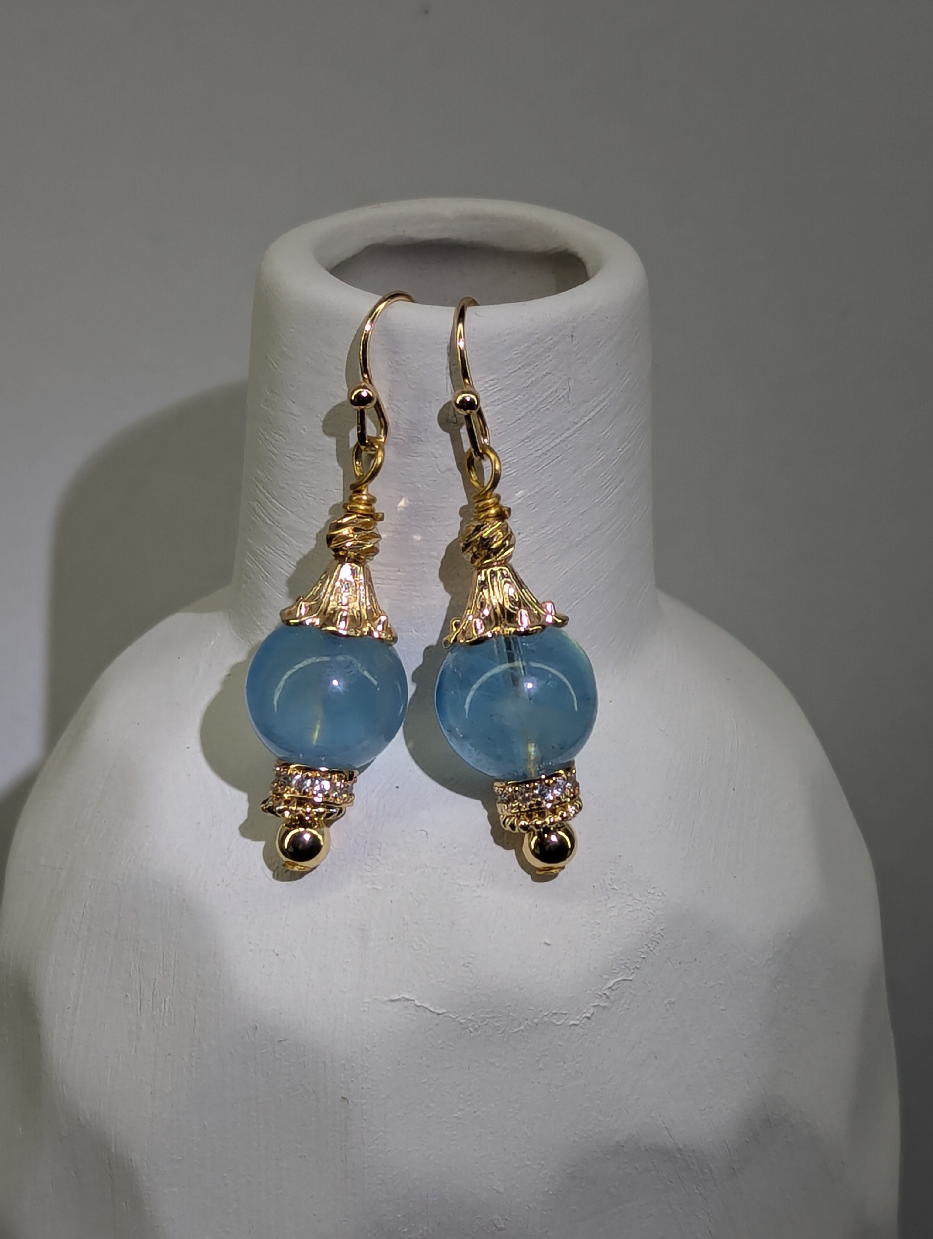 Aquamarine Dangle Earrings