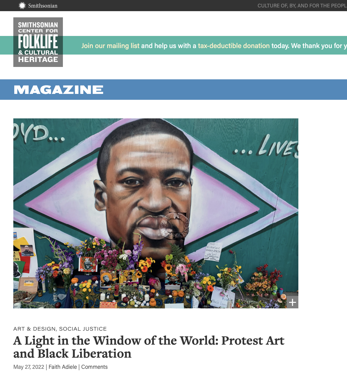 A Light in the Window of the World: Protest Art and Black Liberation