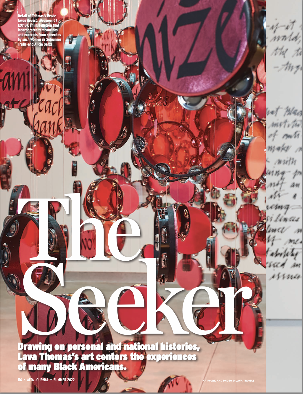 The Seeker: Lava Thomas (Alta Magazine)