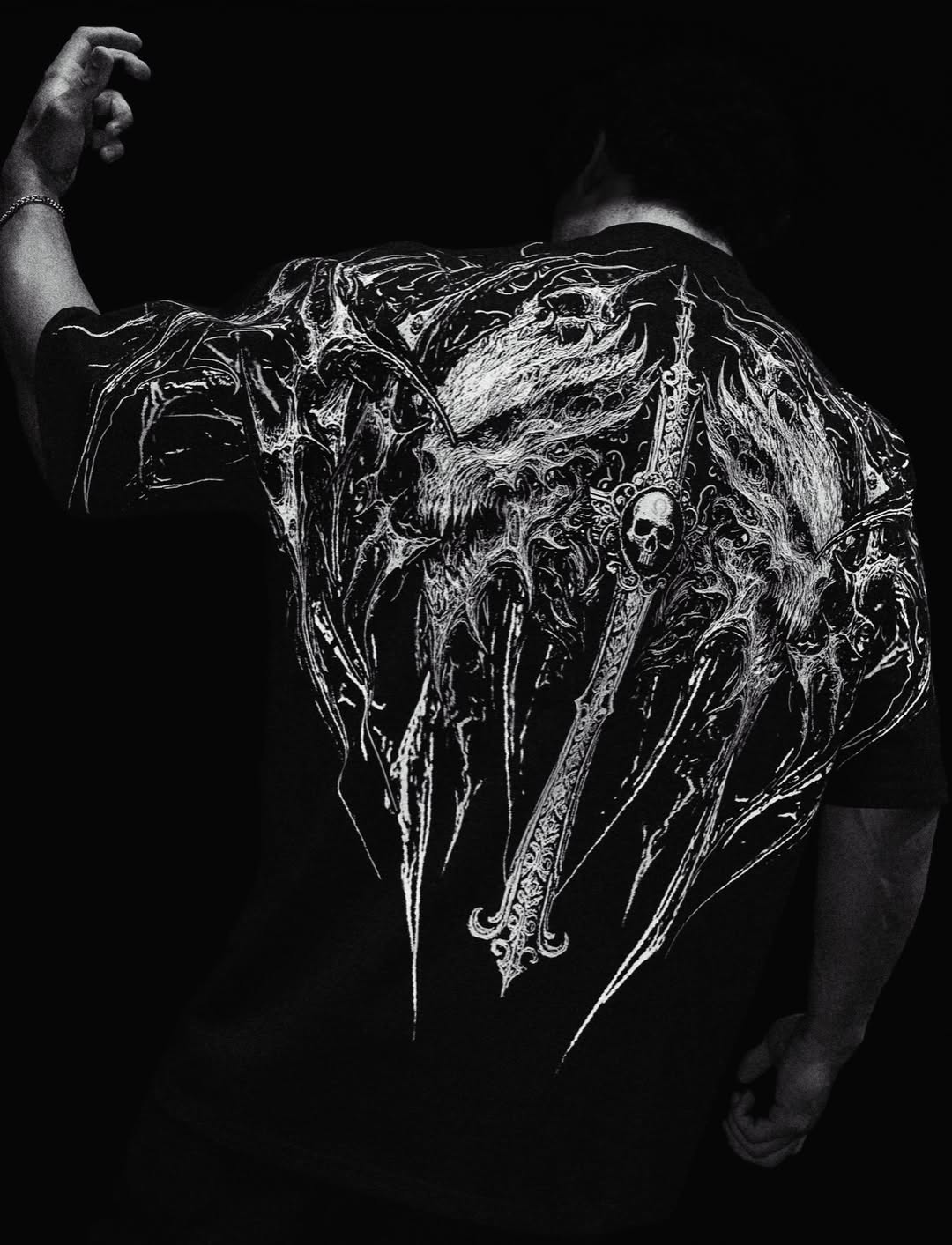 Silver Hollow Souls Oversized T-shirt