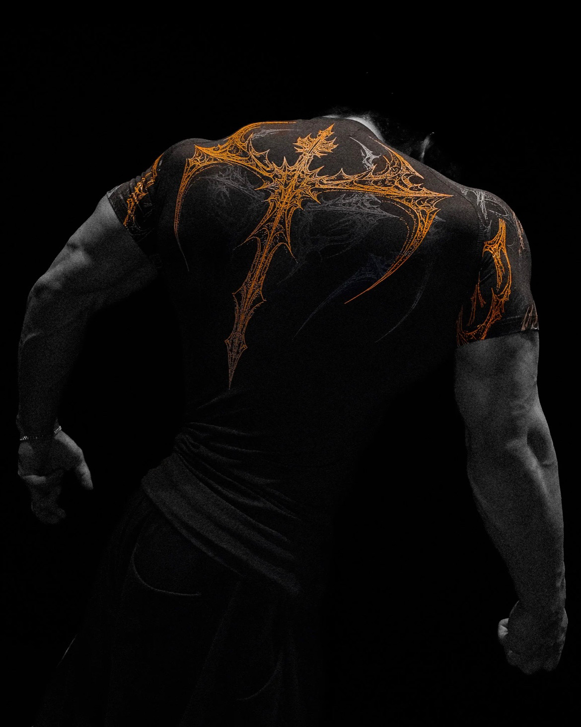 Gold Bruxa Fighter Shortsleeve Compression