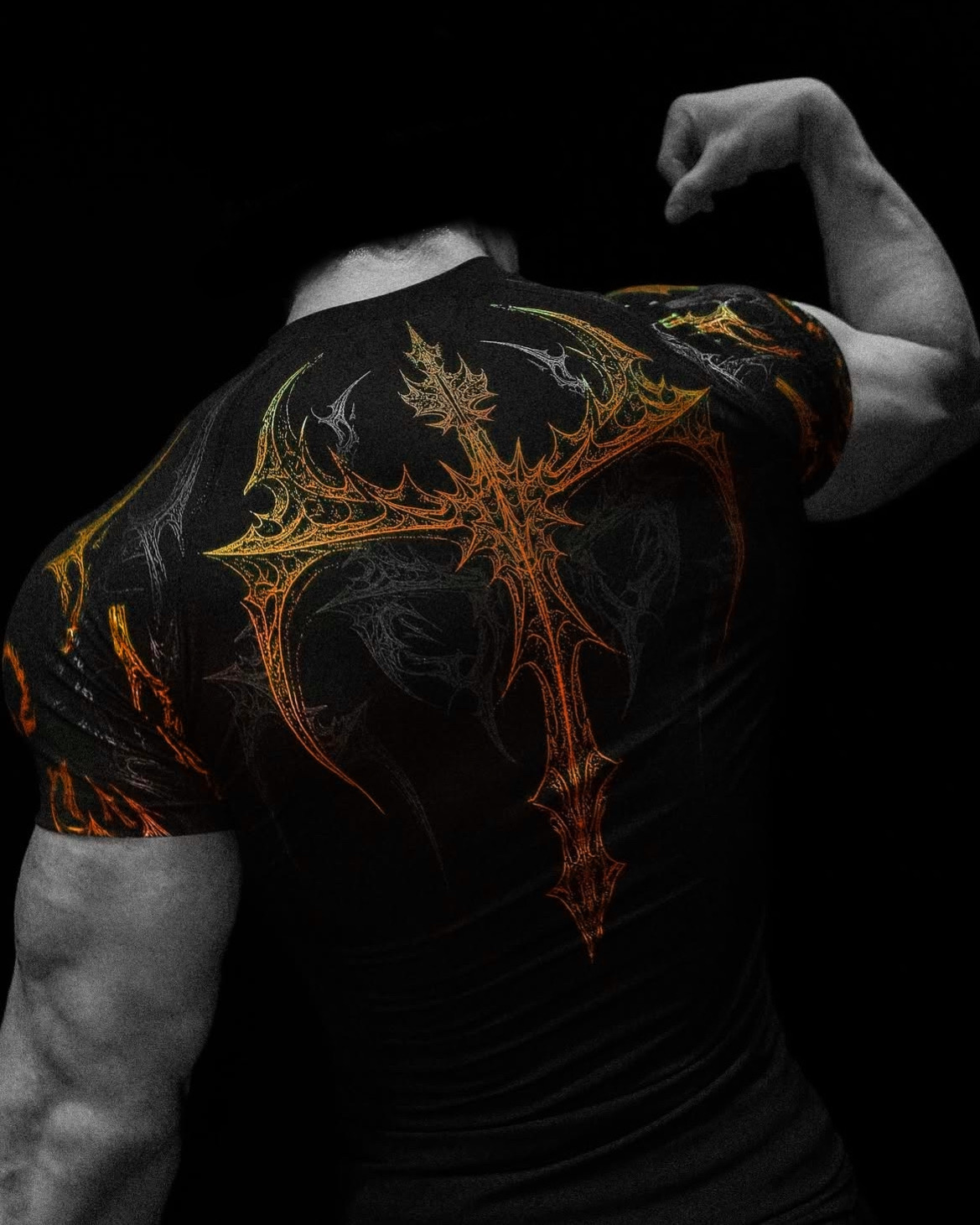 Gold Bruxa Fighter Shortsleeve Compression 