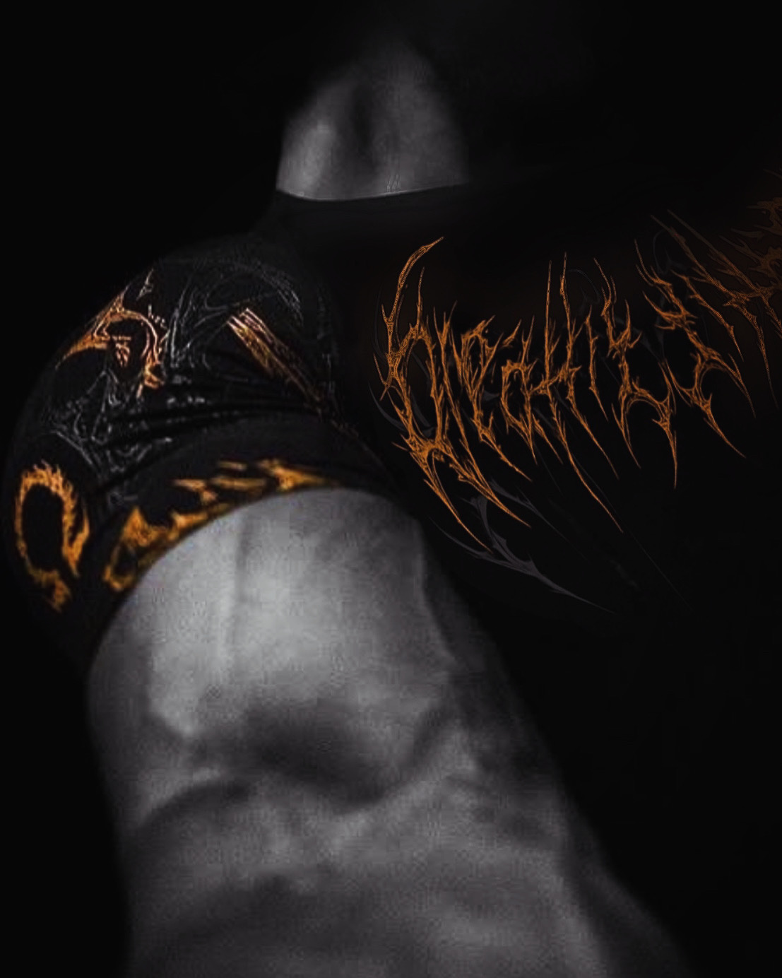 Gold Bruxa Fighter Shortsleeve Compression 