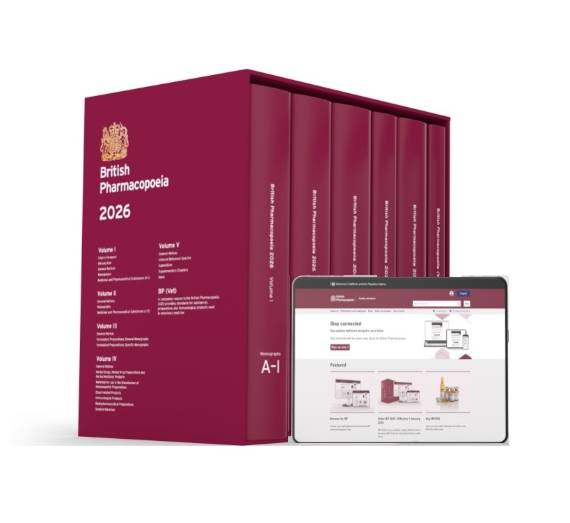 British Pharmacopoeia 2026 Online / Hardcopy (Latest Edition)