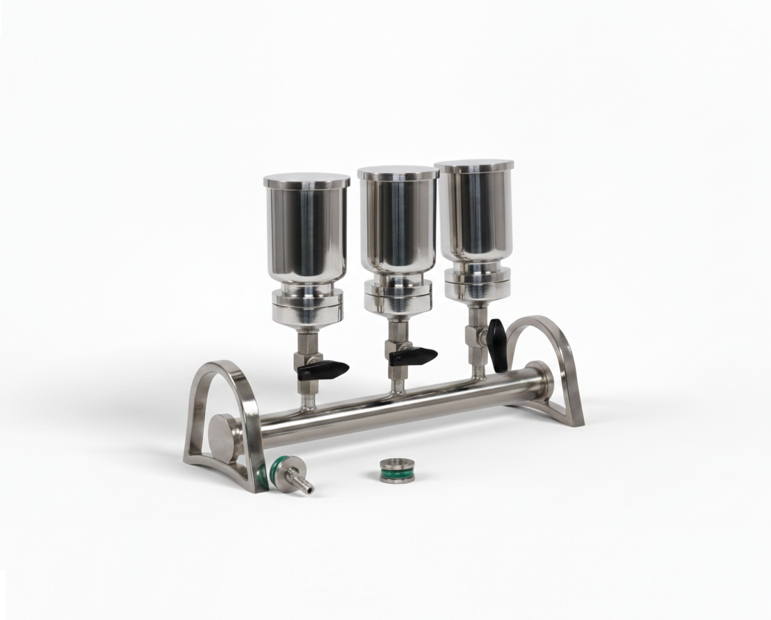 Stainless Steel Manifold Filtration Assembly (3/6 Branches)