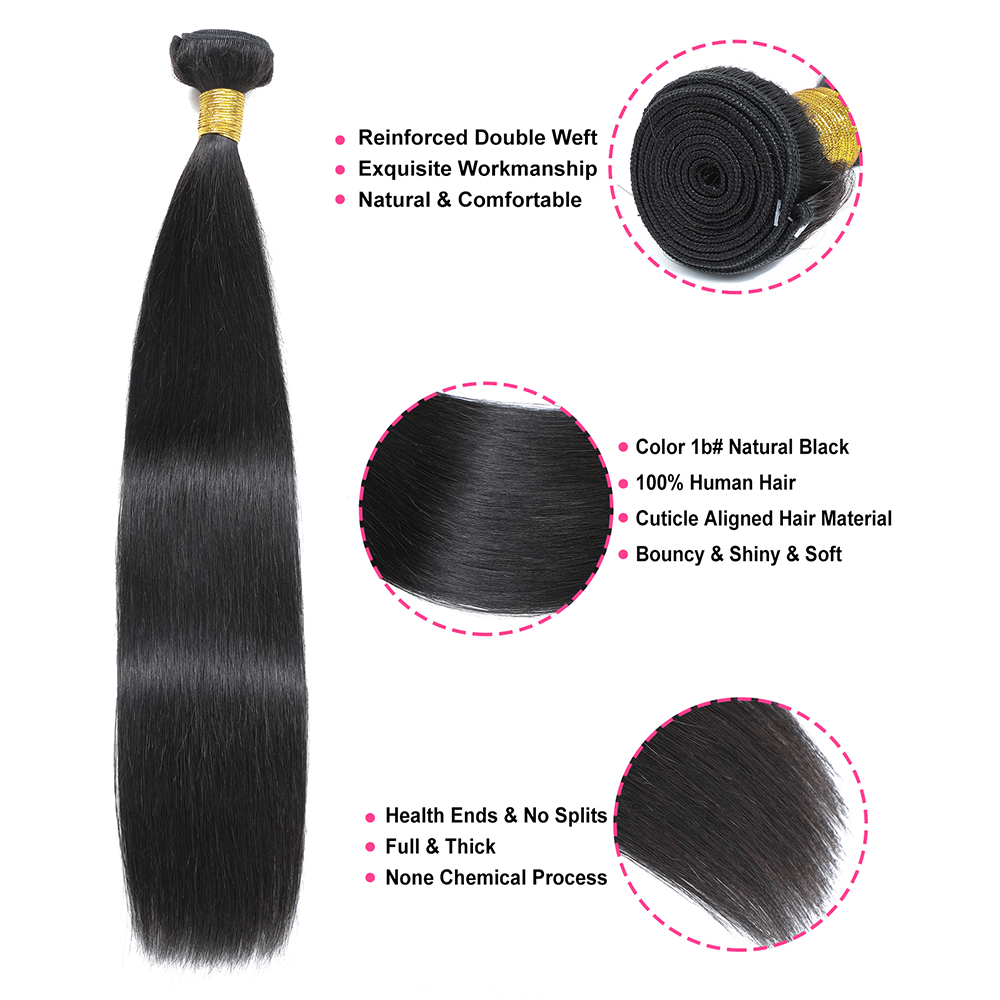 Silky Straight | 3X Bundle Deal | 100% Virgin Human Hair Bundles