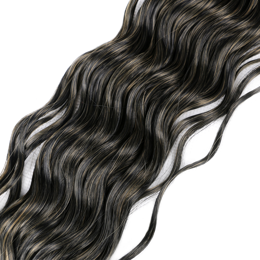 Synthetic Ocean Curl Boho Braiding Hair 30" – Deep Wave Synthetic for Crochet & Bulk