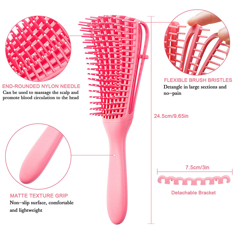 Detangling Brush | Flexible Detangling Brush | For Curly Hair 