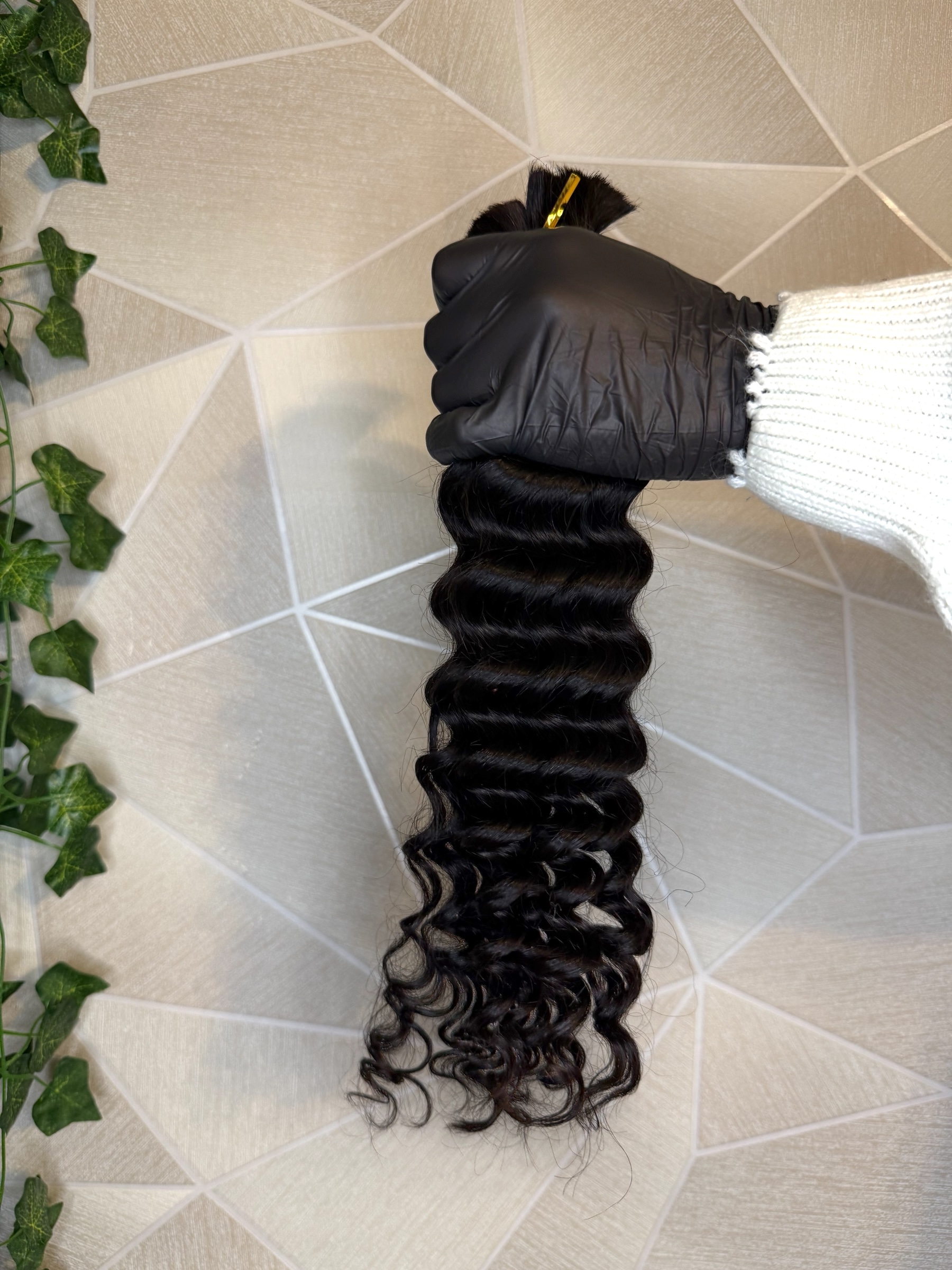 Deep Wave | Boho Coil | 100% Raw Human HairBulk for Boho Braids