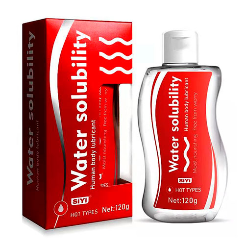 lubricante base agua sensaion Caliente, Natural y  Fria 120ml