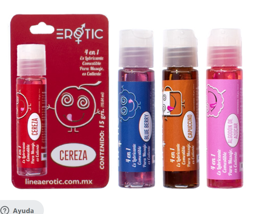 Erotic Lubricante Sabor 15 ml
