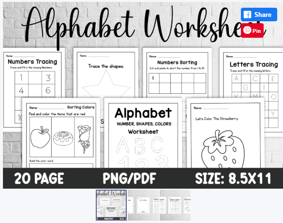 Alphabet Worksheet
