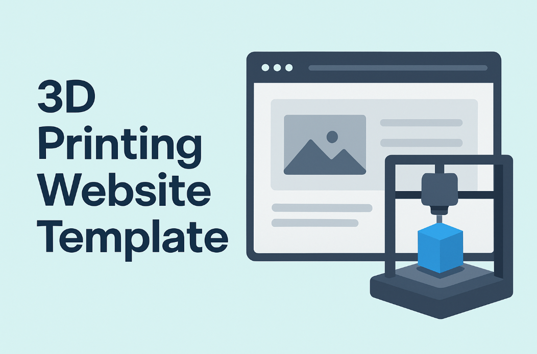 3D Printing Website Template