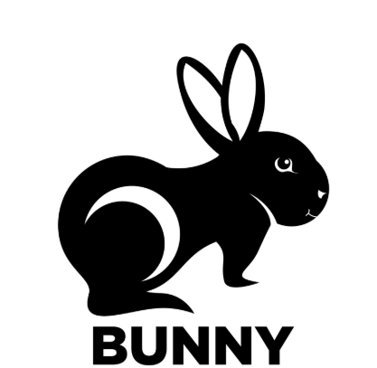 Bunny Logo Sticker