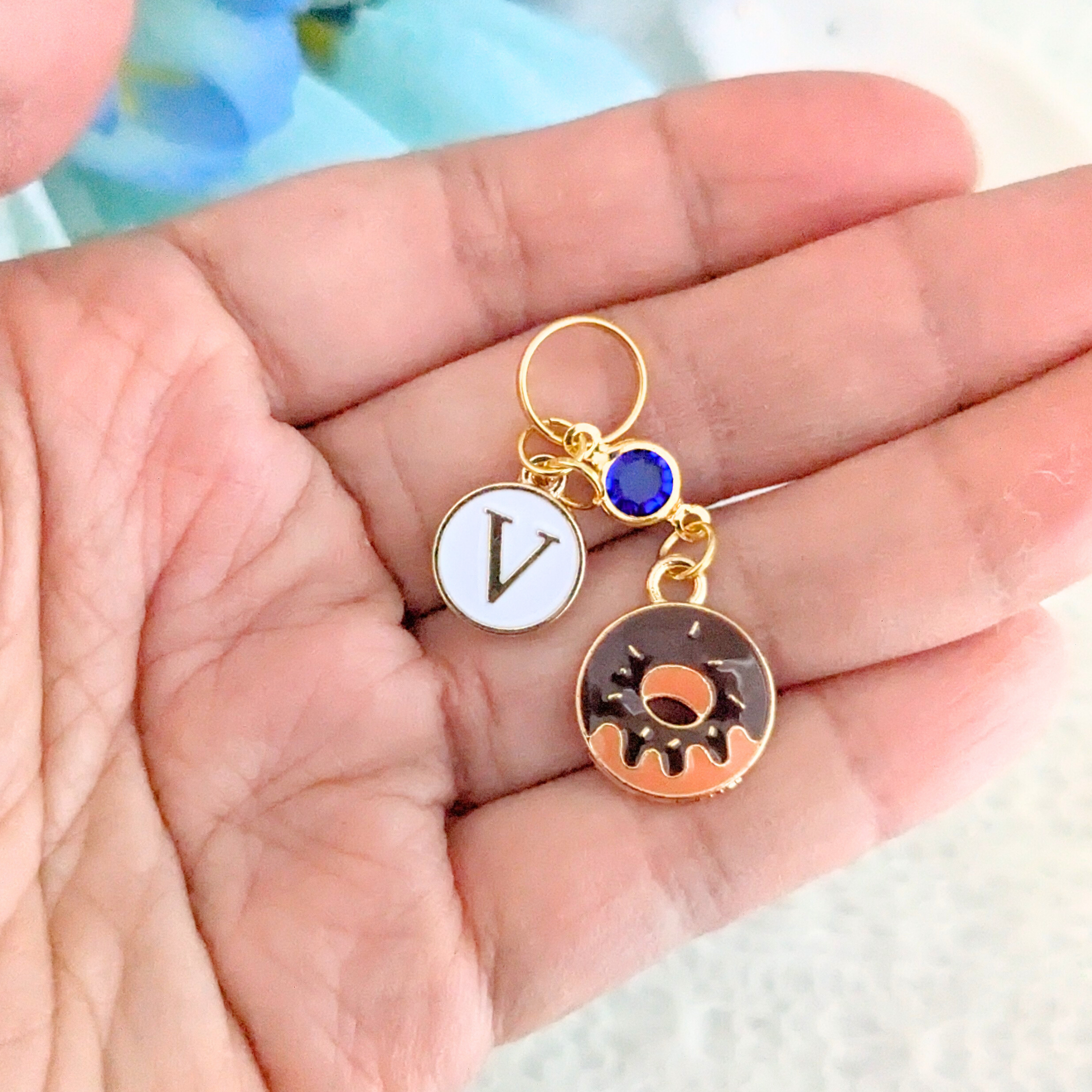 Doughnut Stethoscope Charm