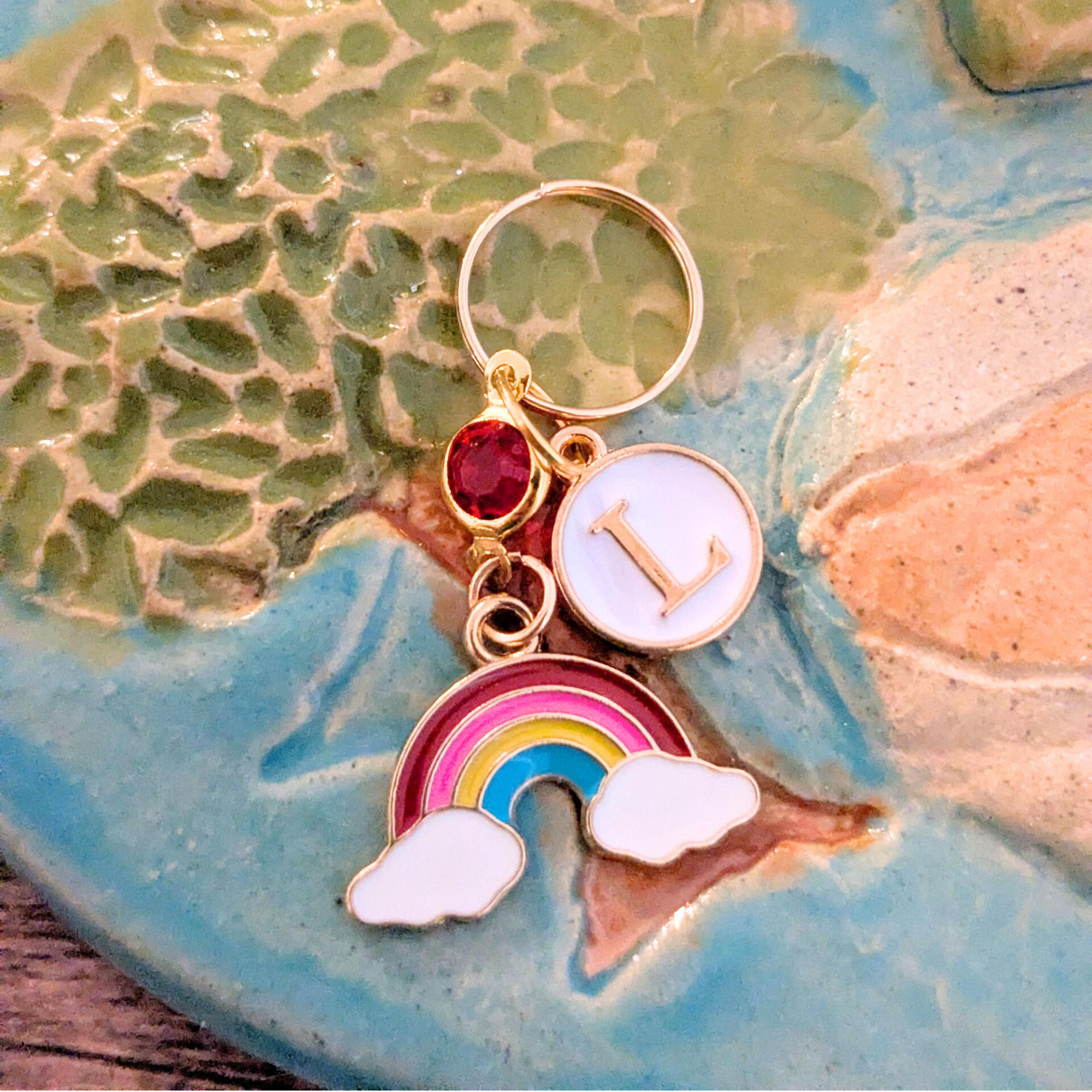 Rainbow Stethoscope Charm