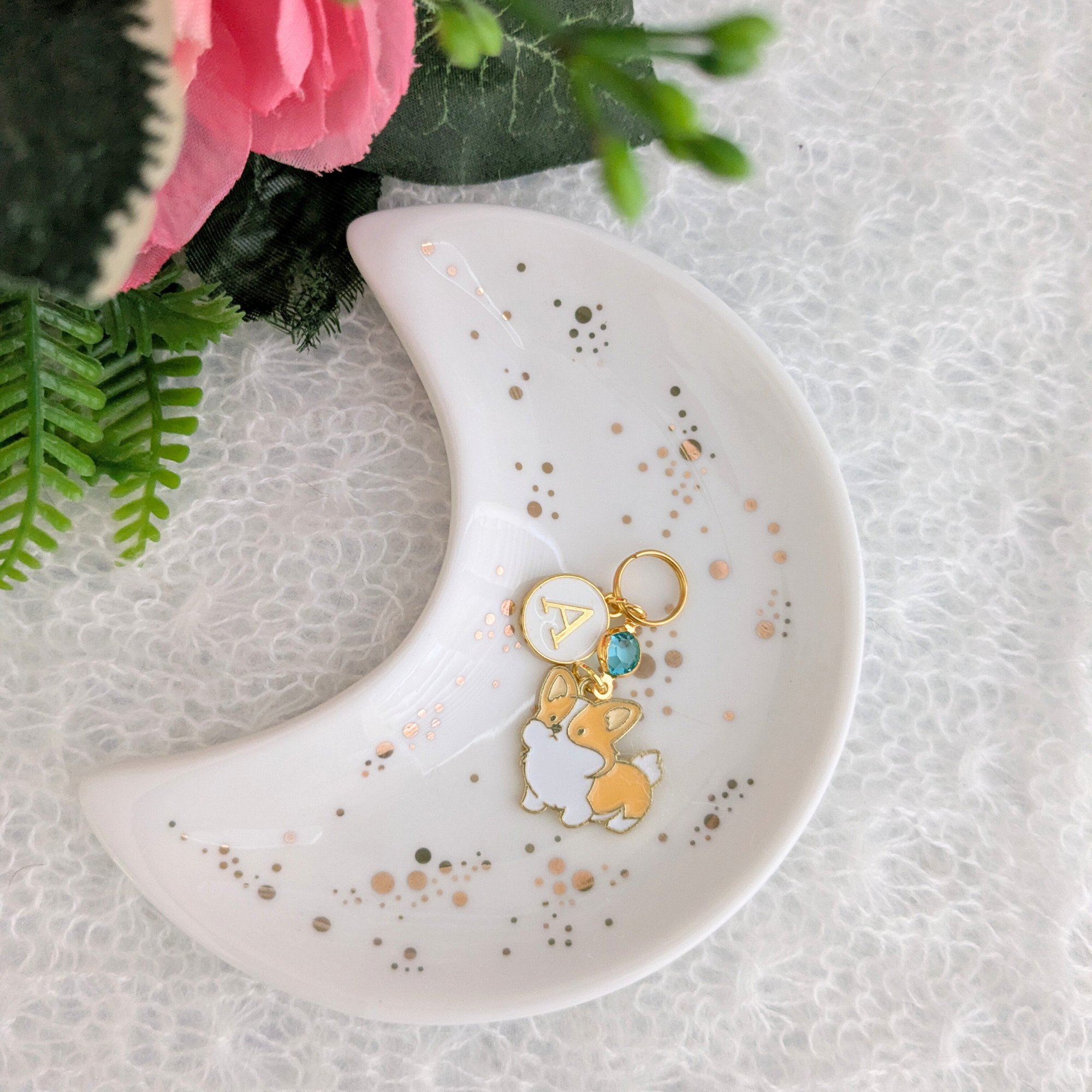 Corgi Stethoscope Charm