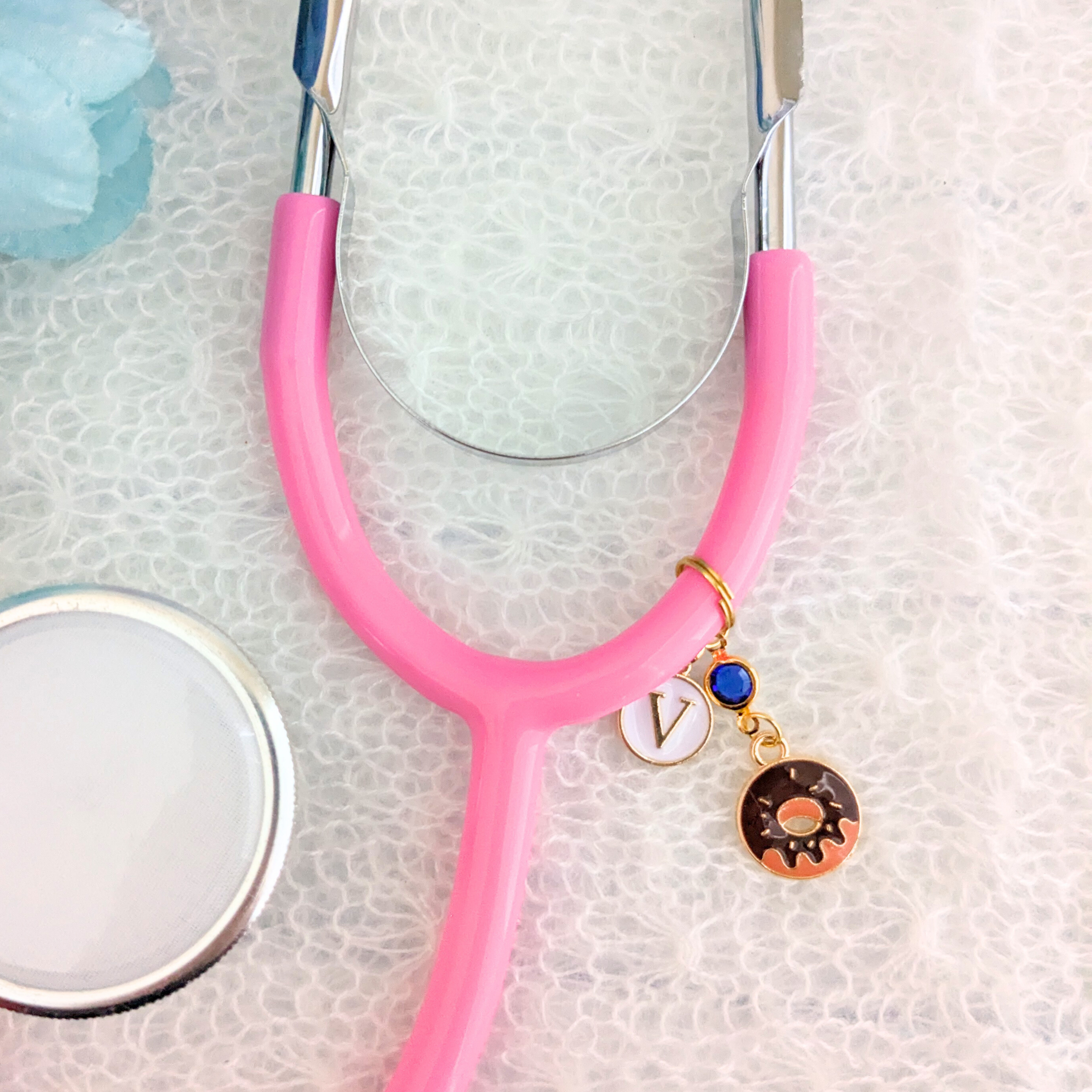 Doughnut Stethoscope Charm