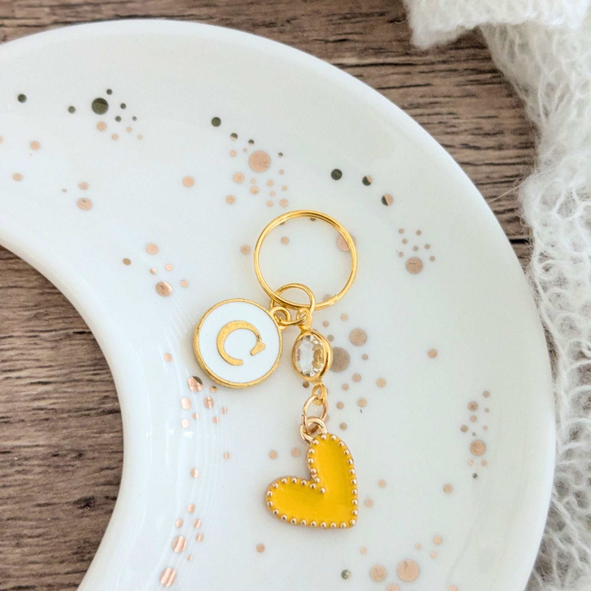Yellow Flower Stethoscope Charm