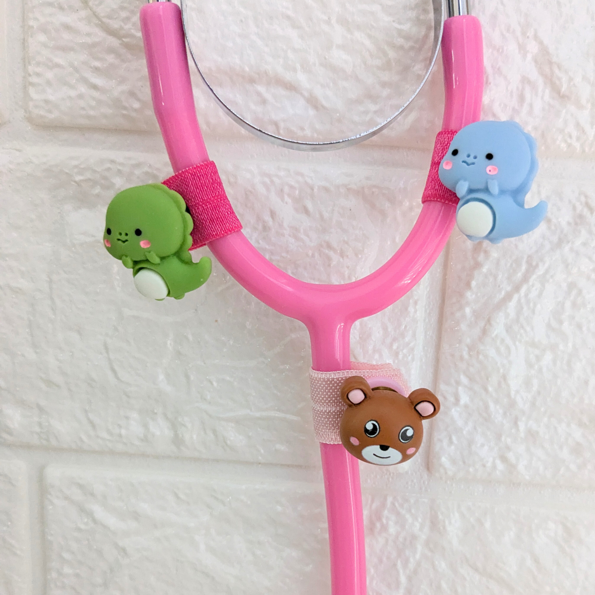 Dinosaur Stethoscope Charms