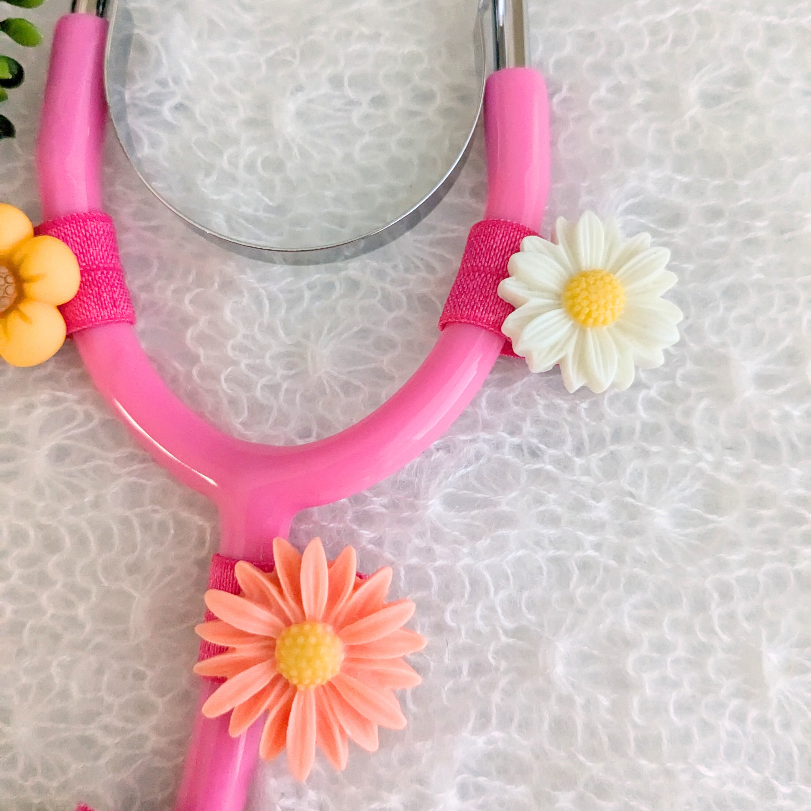Spinning Flower Stethoscope Charms