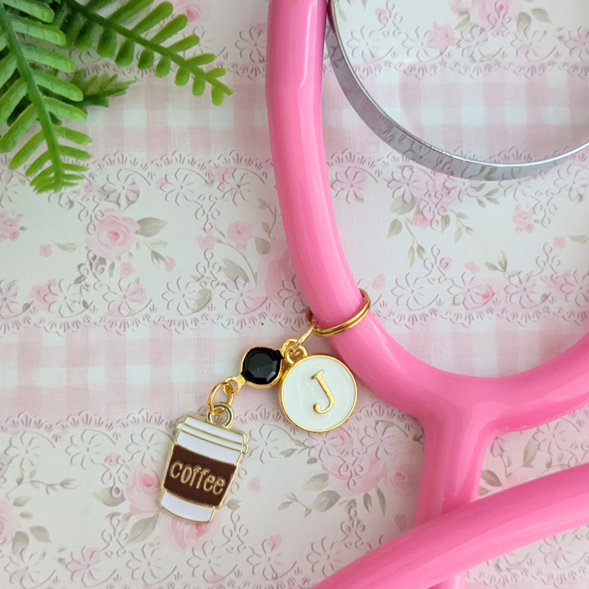 Coffee Lover Stethoscope Charm