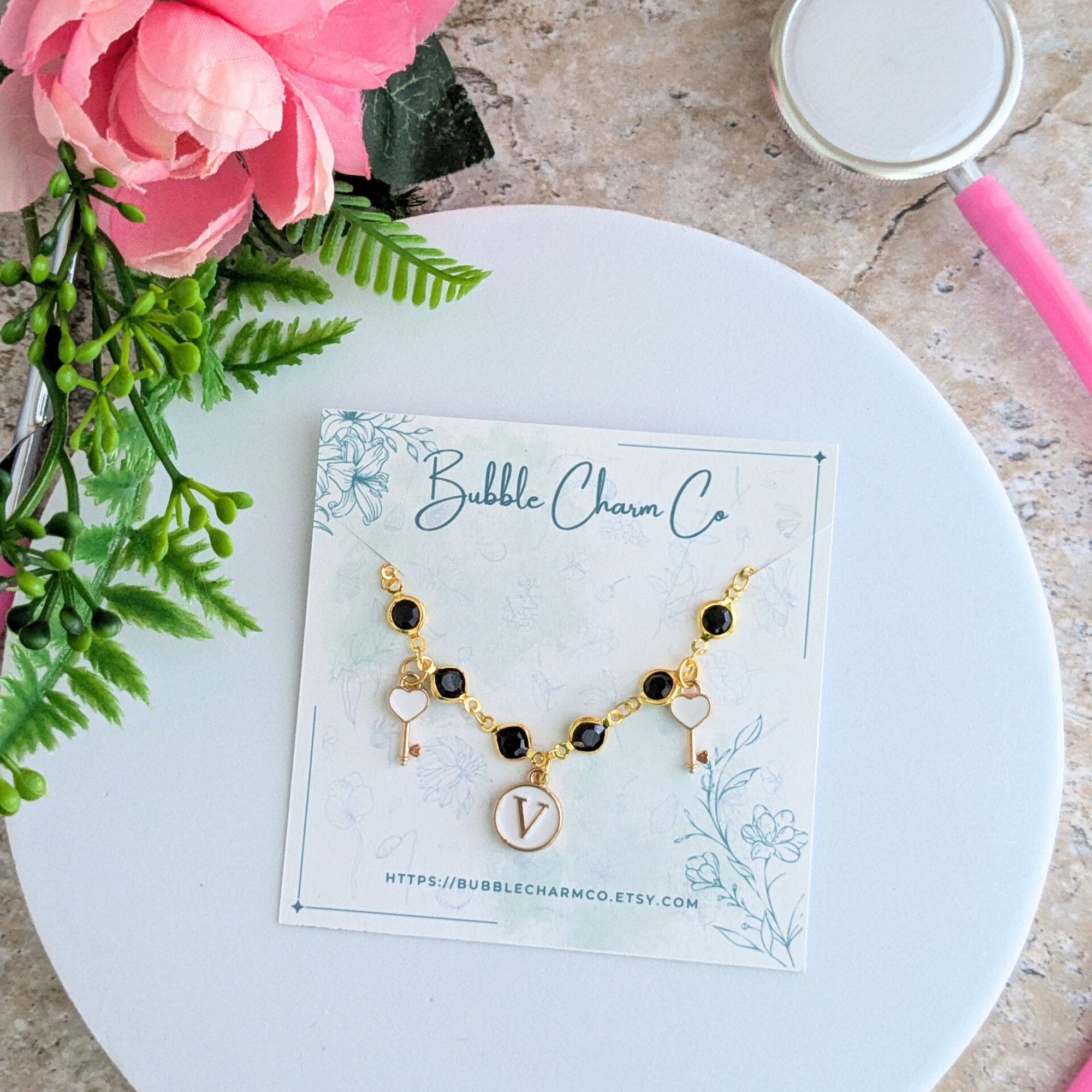 Create Your Own Stethoscope ID Necklace