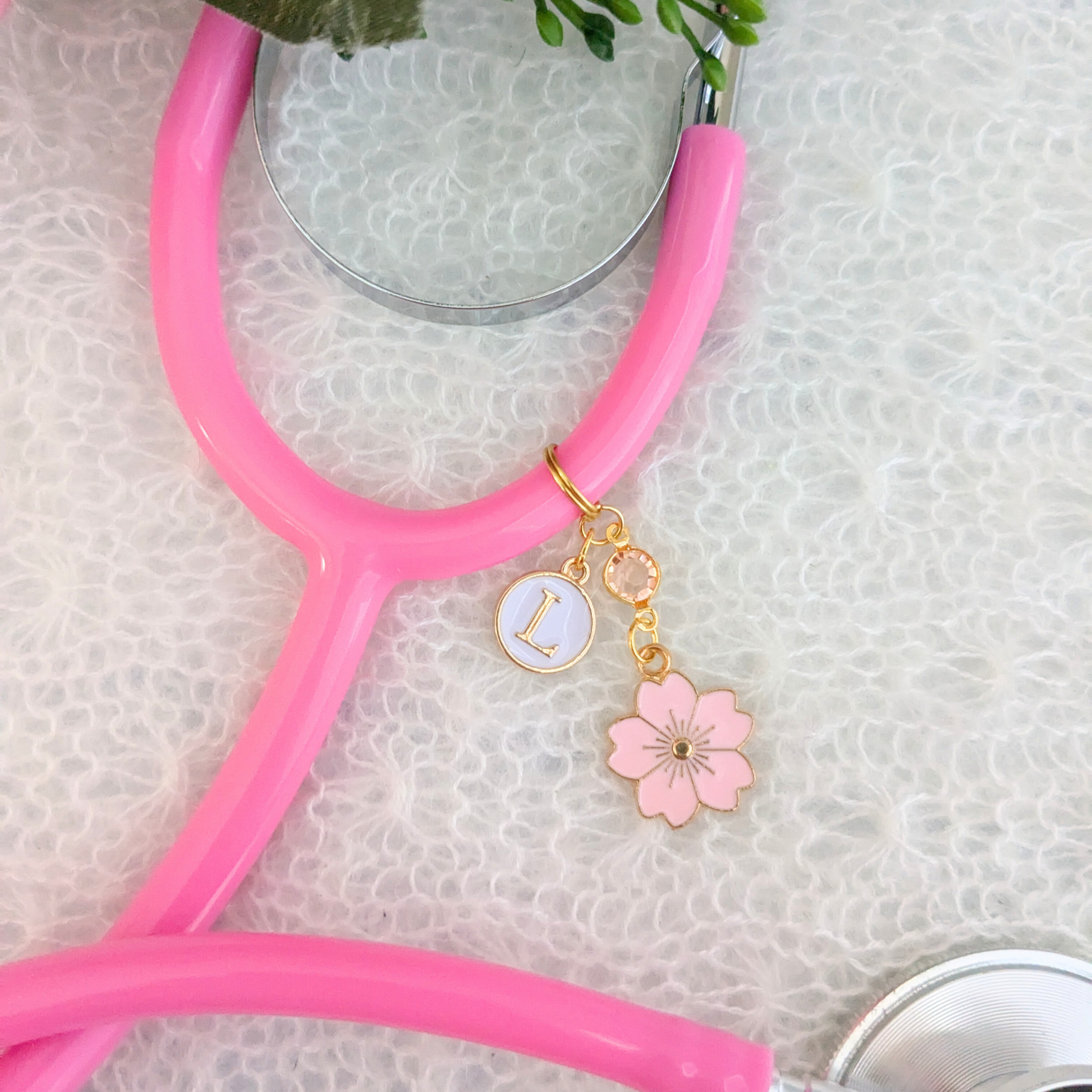 Cherry Blossom Sakura Stethoscope Charm