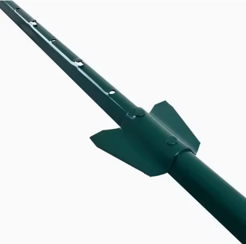 U-Shaped Metal Fence Post - Galvanized + PVC Coated for Wire Mesh, Yard & Outdoor Fencing | Easy Assembly