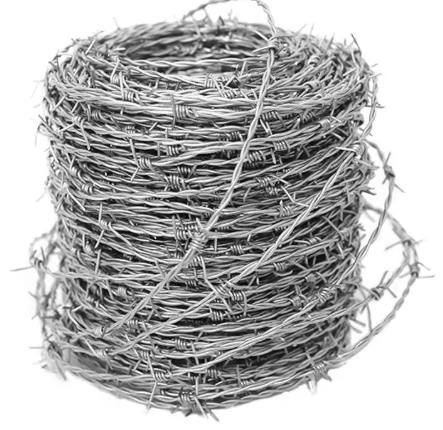 High-Quality Hot-Dipped Galvanized Barbed Wire Rope - Heavy-Duty Anti-Climb Security Fence for Farms, Airports & High-Security Areas