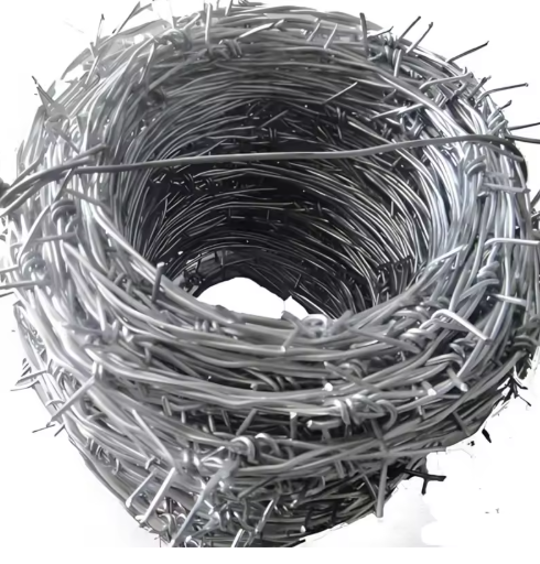 High-Quality Hot-Dipped Galvanized Barbed Wire Rope - Heavy-Duty Anti-Climb Security Fence for Farms, Airports & High-Security Areas