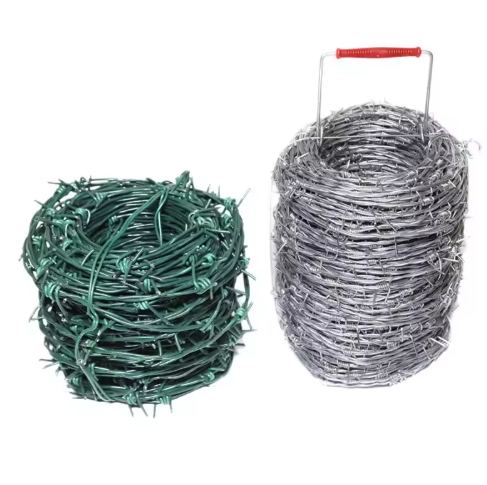 High-Quality Hot-Dipped Galvanized Barbed Wire Rope - Heavy-Duty Anti-Climb Security Fence for Farms, Airports & High-Security Areas