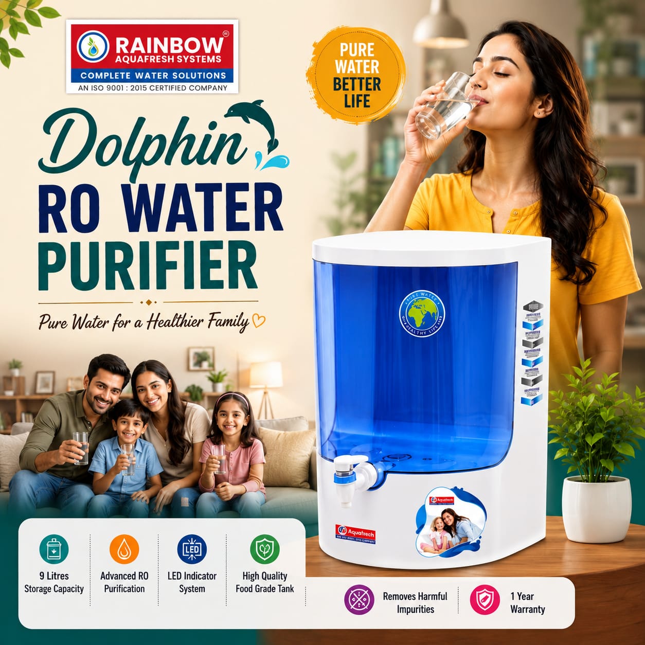 Dolphin RO Water Purifier