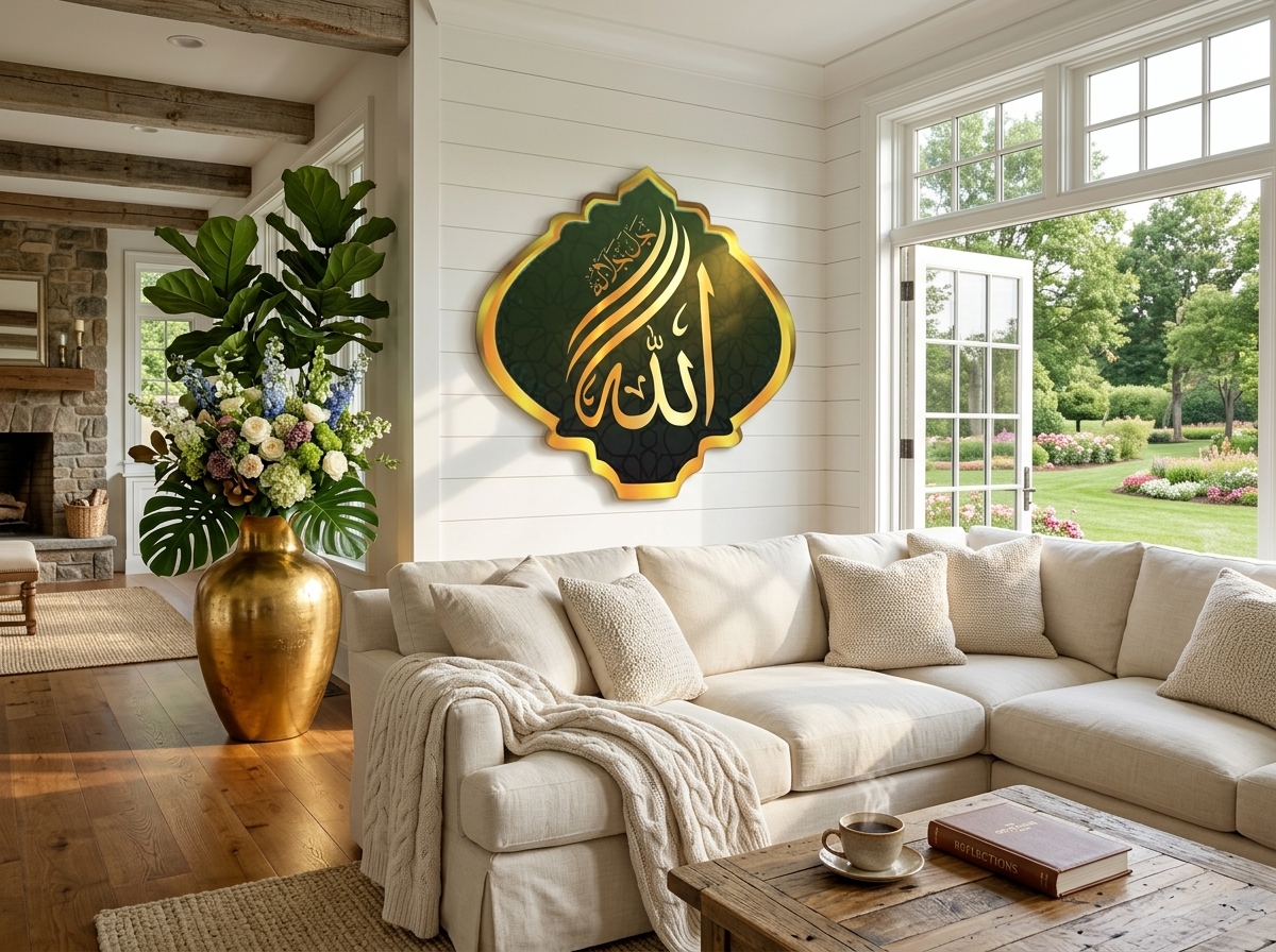🕌 Allah Jala Jalalahu & Muhammad (PBUH) — 3D Arabic Calligraphy Wall Art Bundle