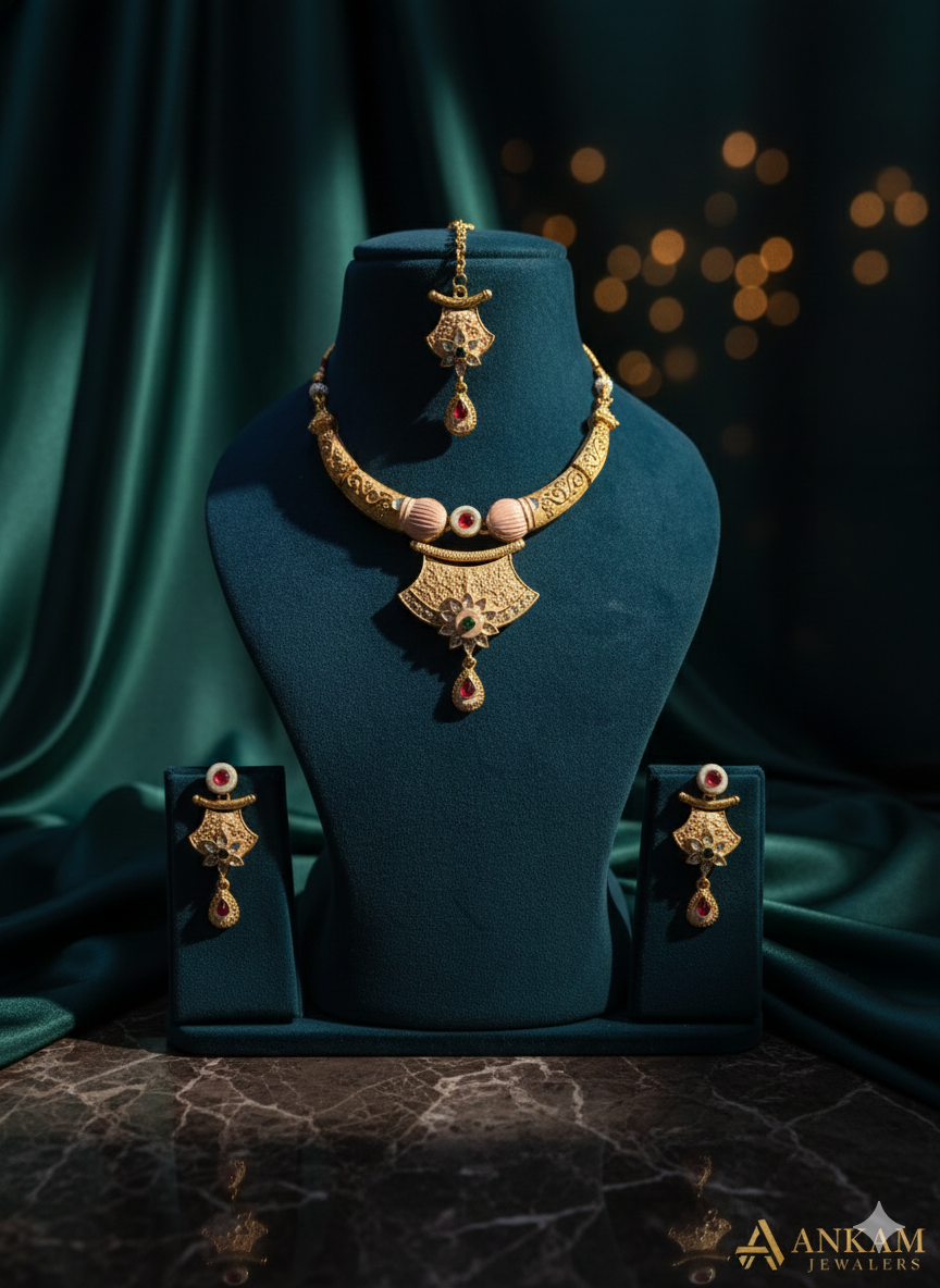 Traditional Gold Jewelry Set