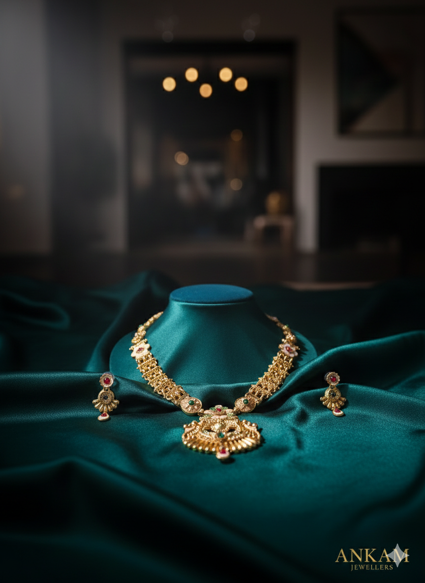 Traditional Gold Necklace Set