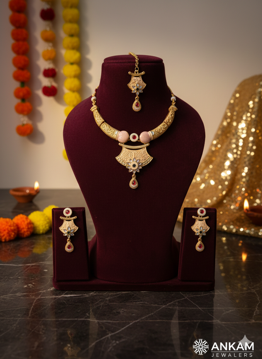 Traditional Gold Jewelry Set