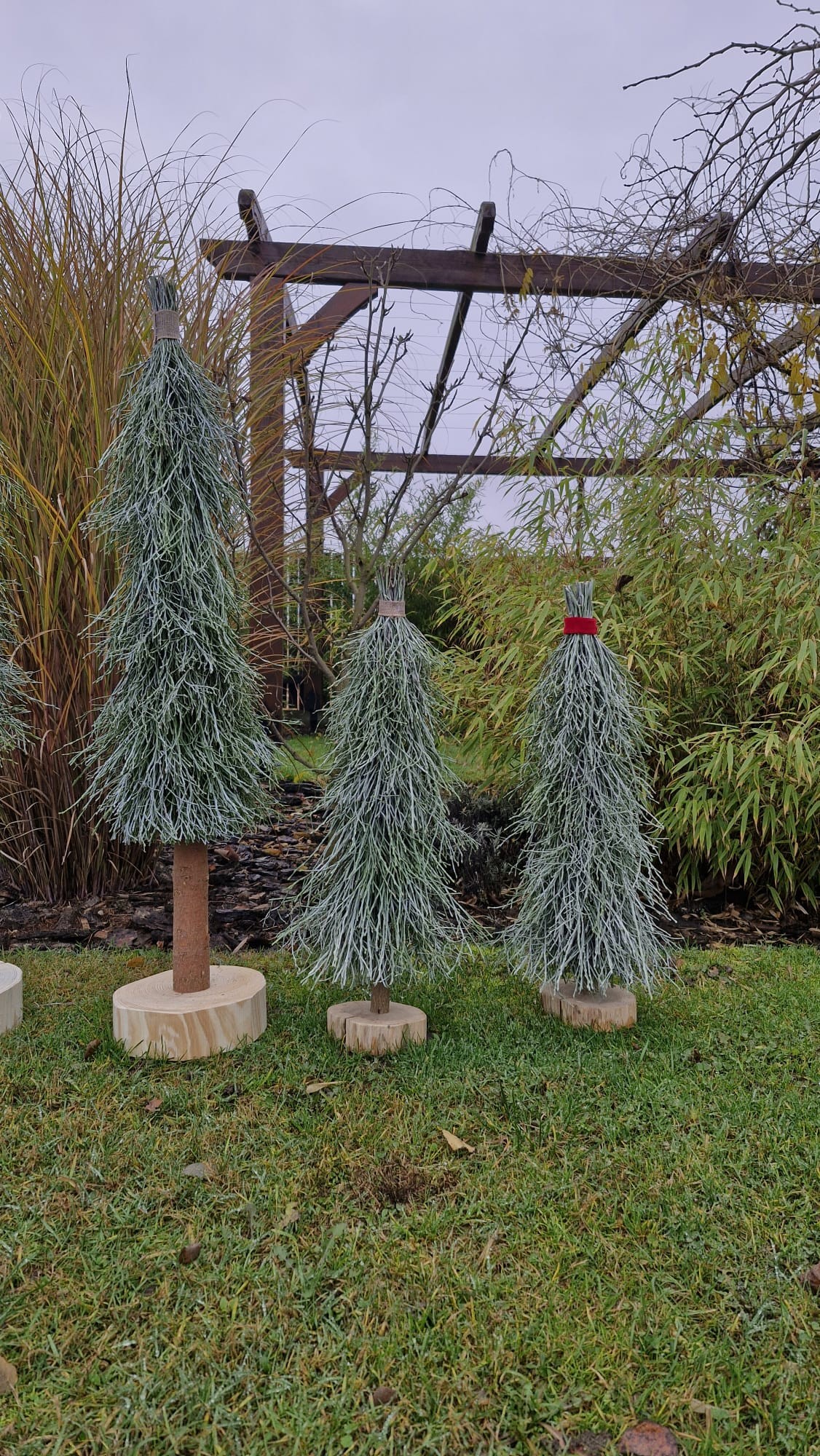 Choinki świąteczne z naturalnych gałązek