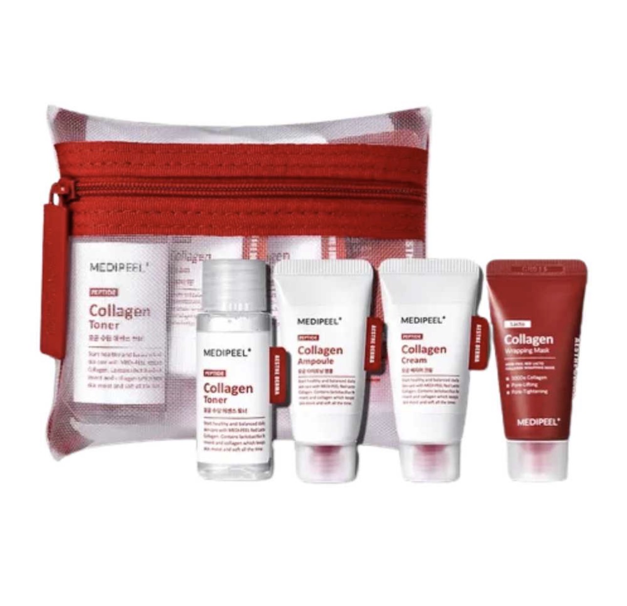 Red lacto collagen skin care trial kit