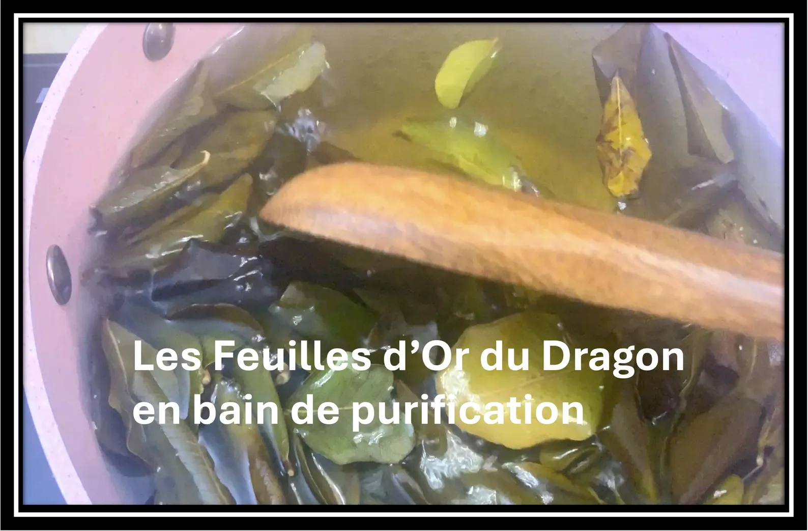 Feuilles d'Or du Dragon - Bain sacré de purification aurique