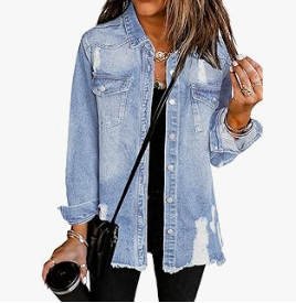 Women's Light Blue Denim Jacket