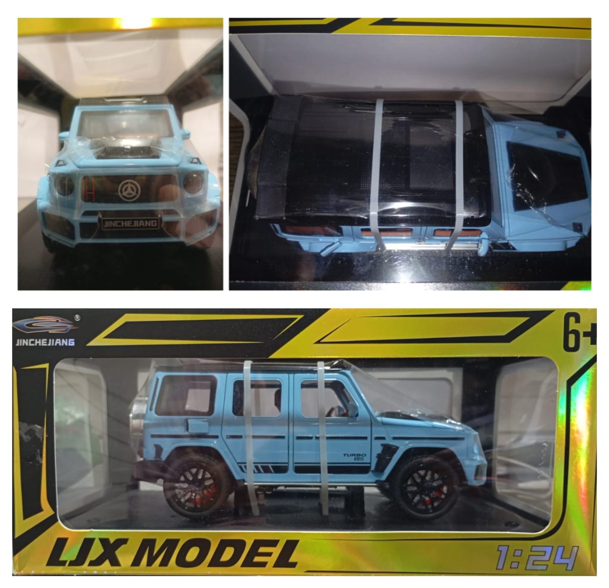 Jinchejiang 1:24 Scale Blue SUV Model Car